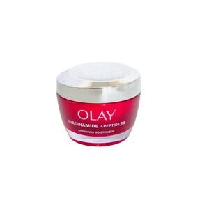 Olay Niacinamide + Peptide 24 Hydrating Moisturizer Cream Face Neck 1.7 oz. NEW
